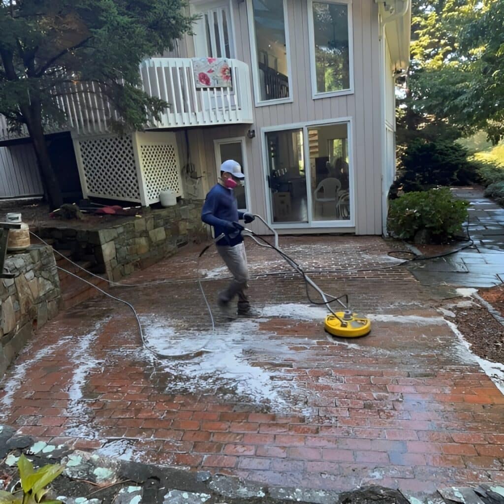 pressure washing
